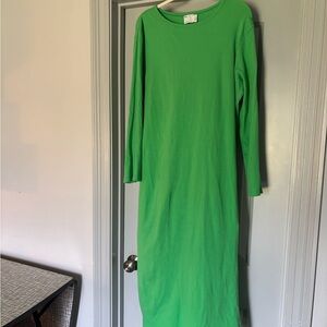 ASOS Bright Green Midi Dress